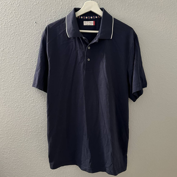 Ben Hogan Men's Navy Blue Performance Short Sleeve Polo Shirt Size L/G - Picture 3 of 7